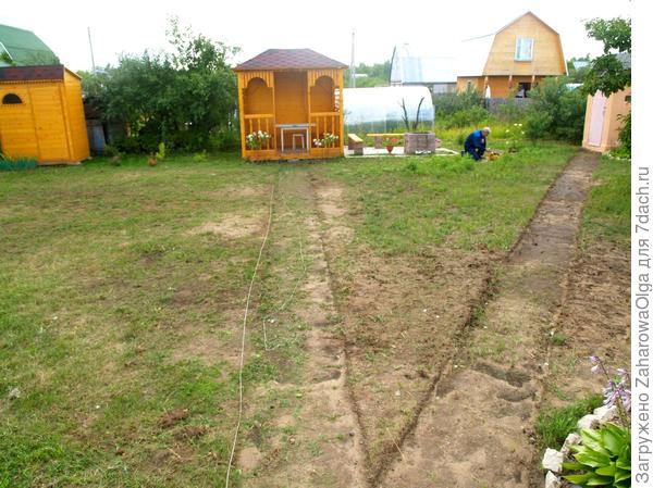 Декоративный  водоём на даче